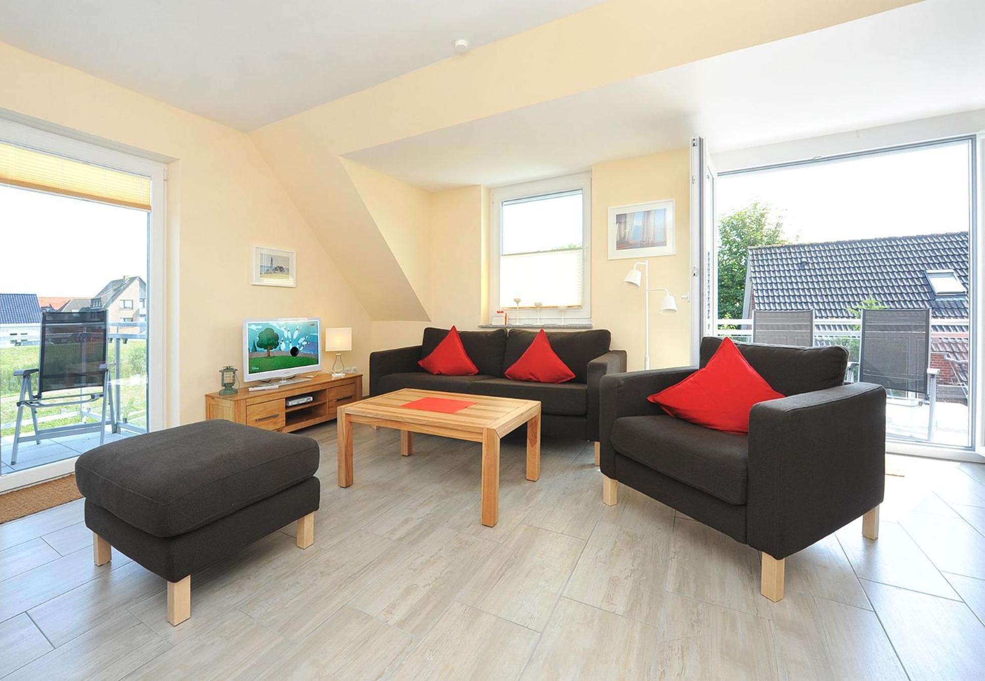 Besondere Aussicht - Ferienwohnung Deichblick Bensersiel Eksteriør bilde