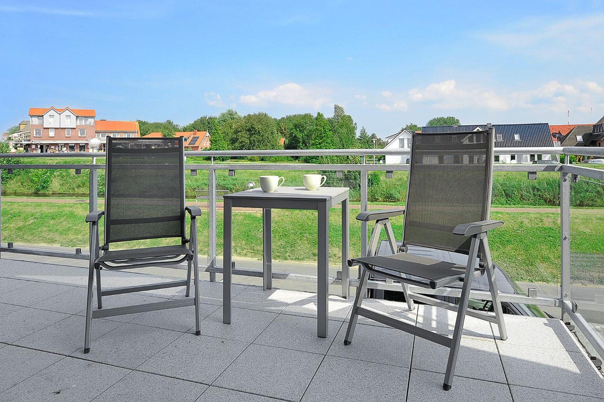 Besondere Aussicht - Ferienwohnung Deichblick Bensersiel Eksteriør bilde